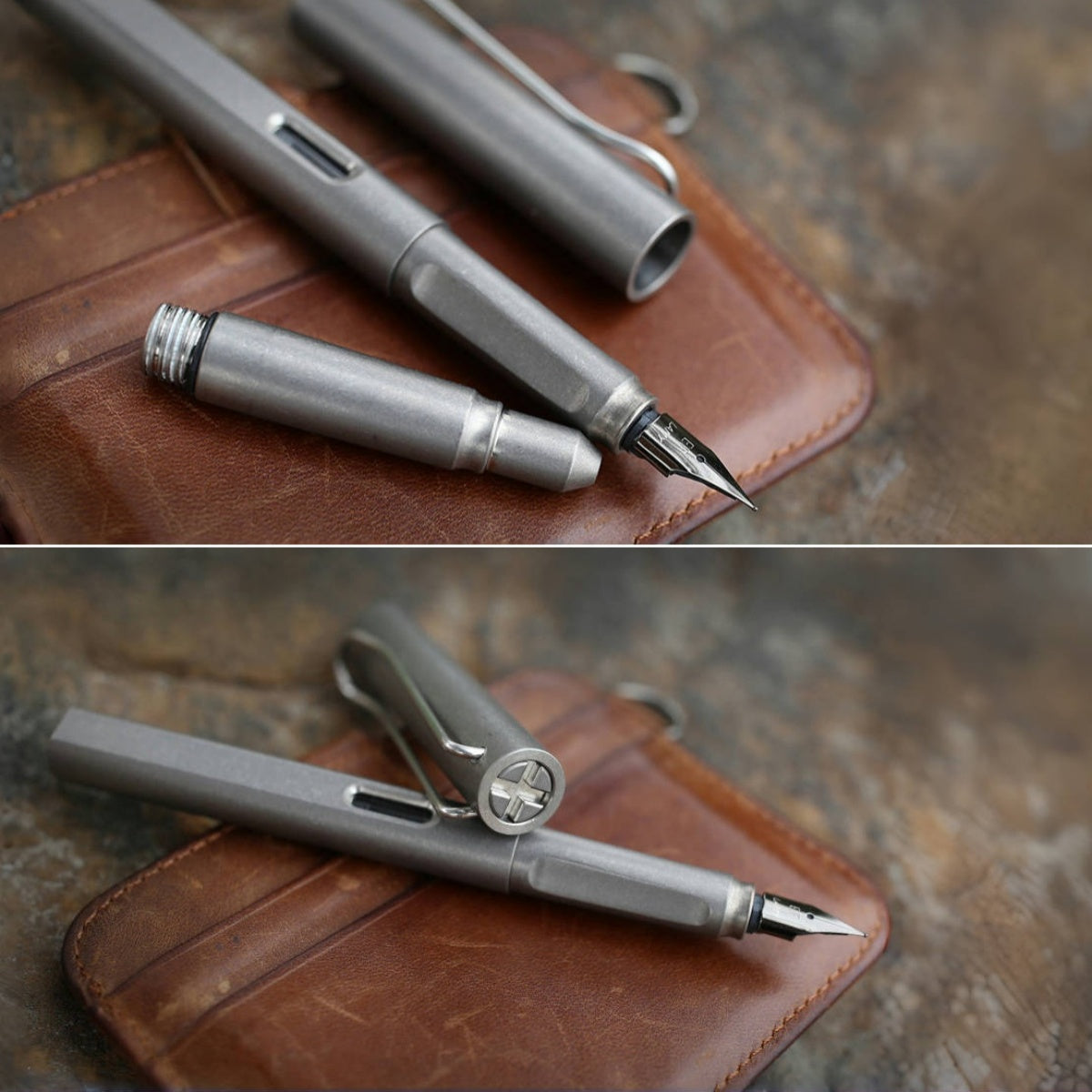 2-in-1 Titanium Pen Set for LAMY Safari