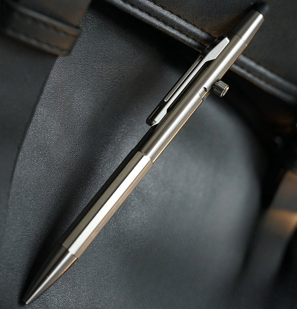 Titanium Bolt Action Rollber Ball Pen with Stylus Pen