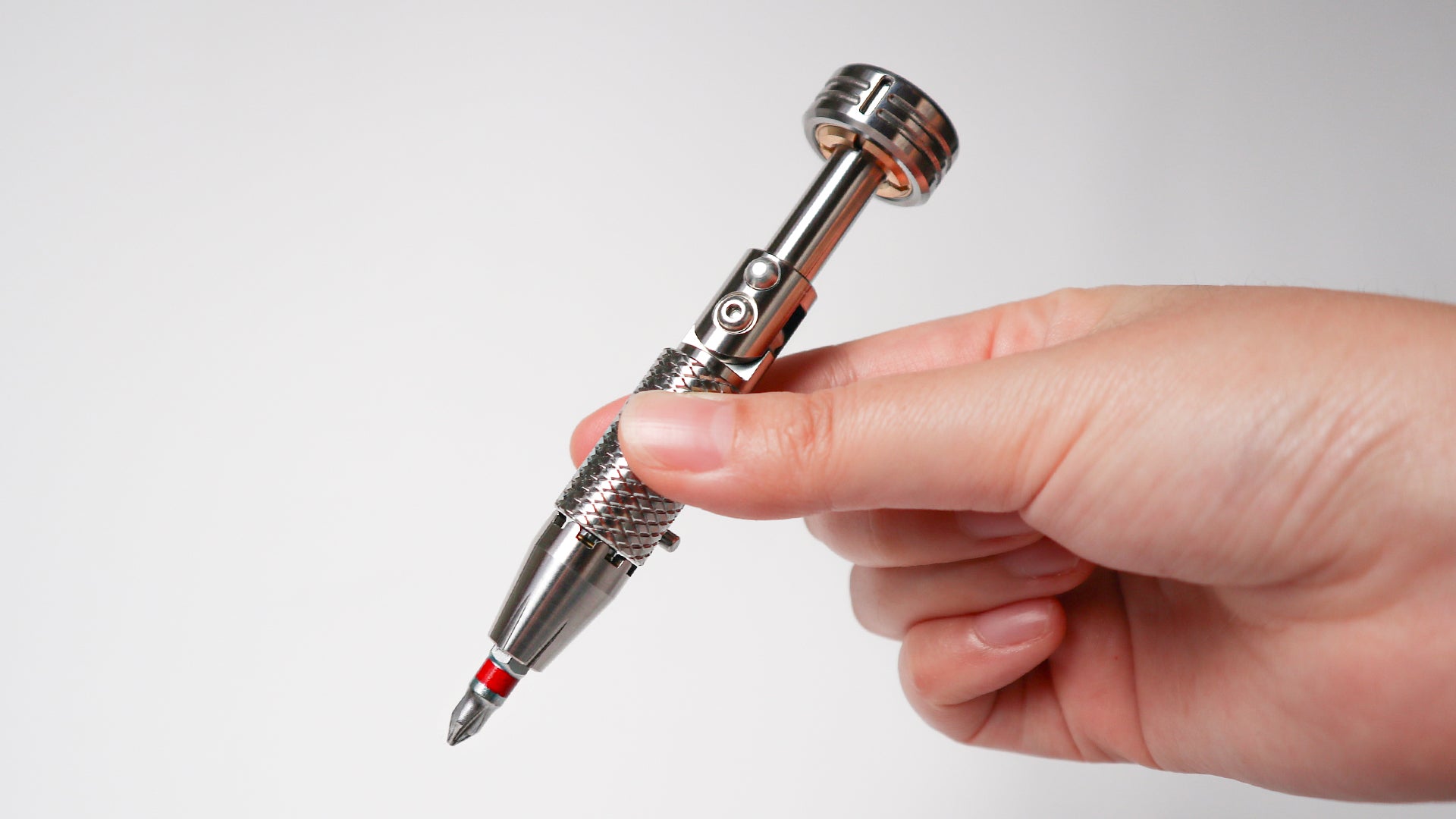 MAGICDRIVE Precision-Machined Titanium Ratchet Screwdriver – Logical Carry