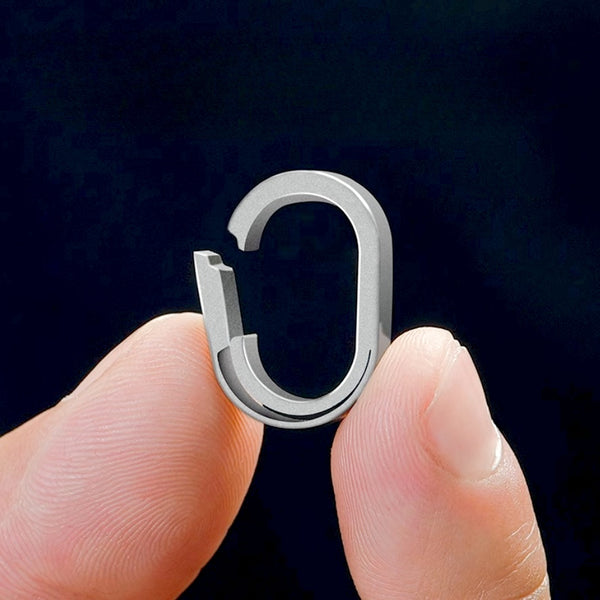 Nano Titanium Fastening Ring to Keychains