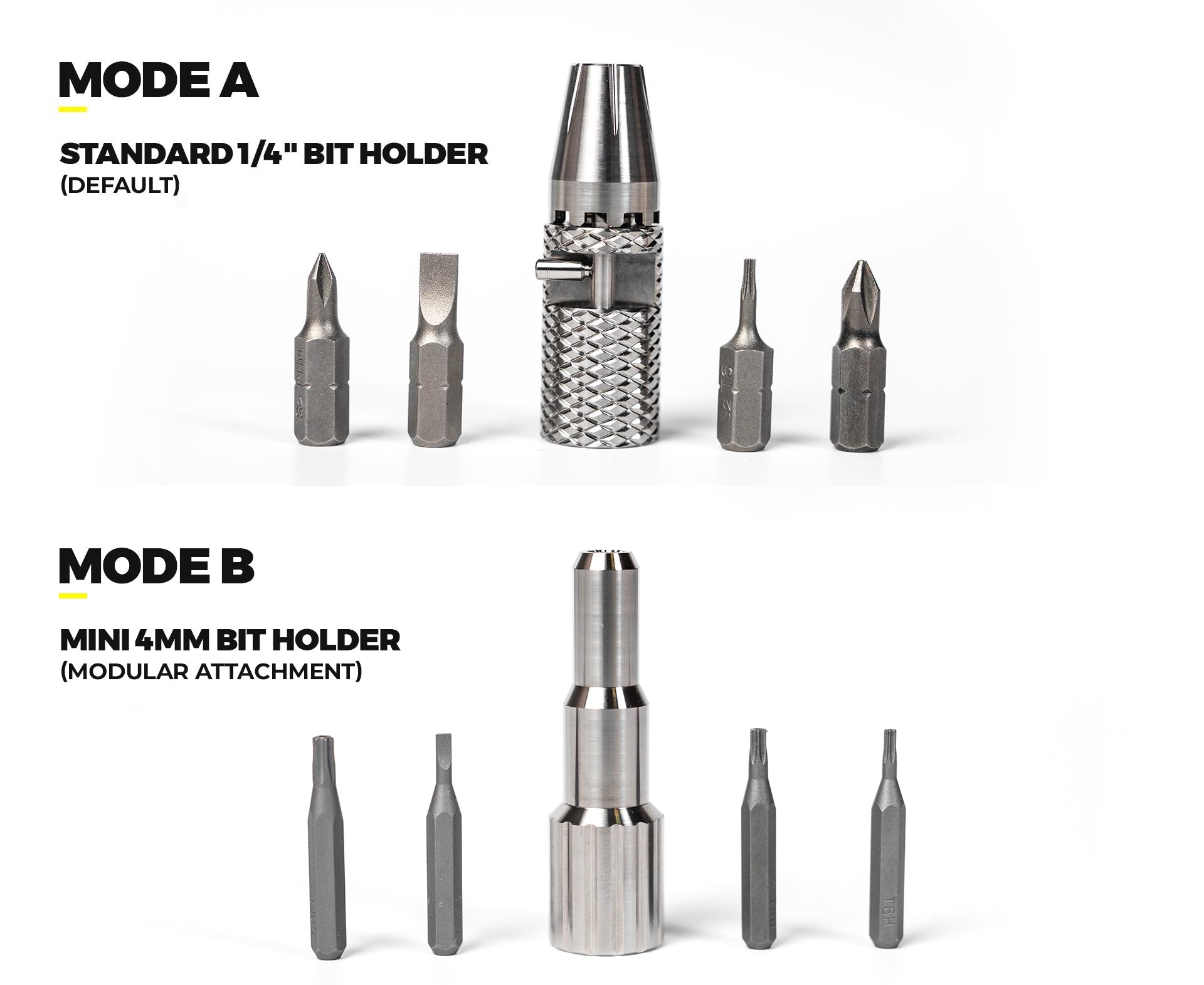 MAGICDRIVE Precision-Machined Titanium Ratchet Screwdriver – Logical Carry