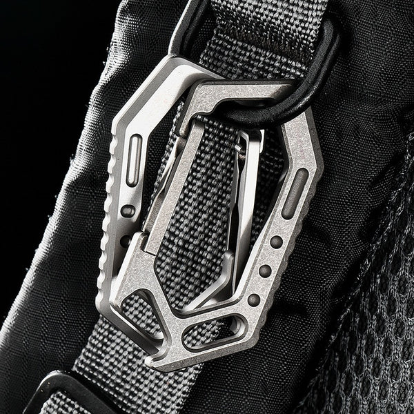 Versatile Titanium Carabiner for Explorers