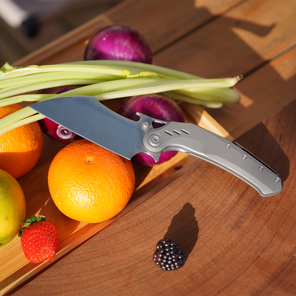KUUK Titanium/ Aluminum Folding Kitchen Knife