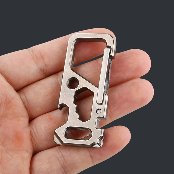 Versatile Titanium Keychain Buckle Carabiner