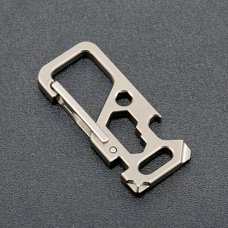 Versatile Keychain Versatile Titanium Keychain Buckle Carabiner – Logical Carry