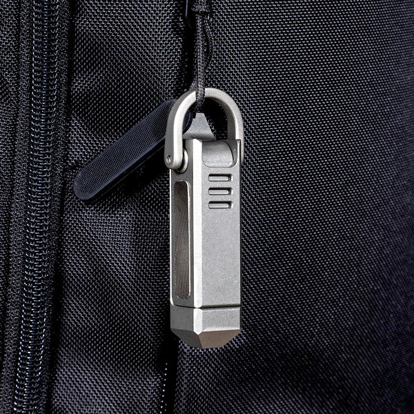 Ti-Capsule: Titanium Key-Chain Bits Holder & Screwdriver EDC Tool